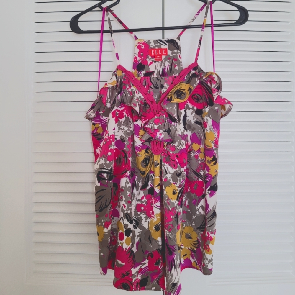 ELLE Strappy Floral Top